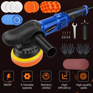 DAYPLUS NEW 5" Variable Speed Dual-Action Polisher Random Orbital Polisher Auto Detail DAYPLUS NEW 5" Variable Speed Dual-Action Polisher Random Orbital Polisher Auto Detail
