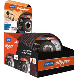 Norton 115mm Rapid Strip Wood Counter Display of 10 - CLI749352 Norton 115mm Rapid Strip Wood Counter Display of 10 - CLI749352