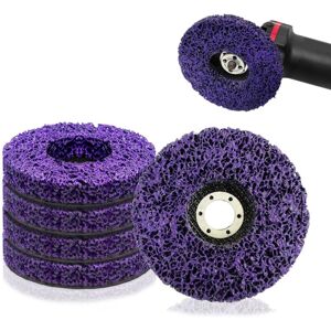 GOTRAYS Pack of 5 csd Grinder Cleaning Discs 125x22mm Purple Abrasive Cleaning Disc for Paint Angle Grinder Surface Treatment of Removing Rust Paint Nylon GOTRAYS Pack of 5 csd Grinder Cleaning Discs 125x22mm Purple Abrasive Cleaning Disc for Paint Angle Grinder Surface Treatment of Removing Rust Paint Nylon