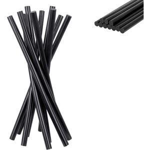 SNQ Pack of 50 hot melt glue sticks, 270 x 11 mm, extra strong adhesive for bodywork, compatible with glue gun, dent repair, fabric and plastic, black. SNQ Pack of 50 hot melt glue sticks, 270 x 11 mm, extra strong adhesive for bodywork, compatible with glue gun, dent repair, fabric and plastic, black.