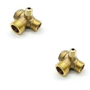 TEHTUY Pcs Compressor Check Valve, 3 Port Air Compressor Check Valve 20×16×10mm for Air Compressor Connection Fittings TEHTUY Pcs Compressor Check Valve, 3 Port Air Compressor Check Valve 20×16×10mm for Air Compressor Connection Fittings