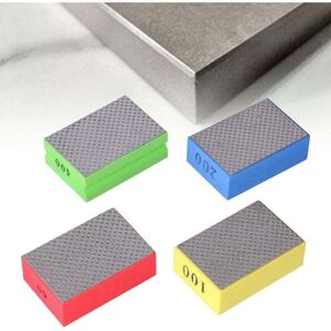 Pieces Diamond Hand Polishing Pads Manual Sanding Blocks for Tile and Stone Cutting and Deburring 60 100 200 400 Grit Pieces Diamond Hand Polishing Pads Manual Sanding Blocks for Tile and Stone Cutting and Deburring 60 100 200 400 Grit