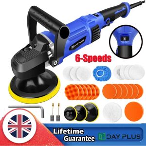 Dayplus - Polishing machine Car polisher set Professional 22 pcs 180mm disc 6-Speeds Tools Dayplus - Polishing machine Car polisher set Professional 22 pcs 180mm disc 6-Speeds Tools