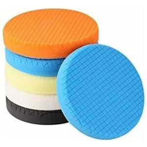 MCBOSON Polishing Pad, 5 Pieces 150mm/6 Inch Polishing Sponge Buffing Pad Kit for Car Polishing/for RO/DA Dual Action Polishing MCBOSON Polishing Pad, 5 Pieces 150mm/6 Inch Polishing Sponge Buffing Pad Kit for Car Polishing/for RO/DA Dual Action Polishing