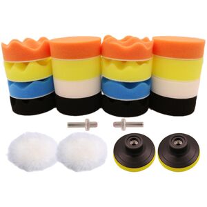 AOUGO Polishing Sponge 22-Piece Car Polishing Sponge with Adapter Set for Polishing 3-Inch Cars AOUGO Polishing Sponge 22-Piece Car Polishing Sponge with Adapter Set for Polishing 3-Inch Cars