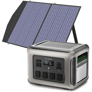 Portable Power Station, Solar Generator 2016Wh LiFePO4 with 100W Solar Panel for rv, Home Backup, Emergency, Outdoor Camping Allpowers R2500 Portable Power Station, Solar Generator 2016Wh LiFePO4 with 100W Solar Panel for rv, Home Backup, Emergency, Outdoor Camping Allpowers R2500