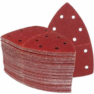 TORMATOR Priority Sanding Triangles │ 60 pieces │ 11 holes │ 105 x 152 mm │ Mixpack (10 x grit 40/60/80/120/180/240 each) │ for multiple sanders │ Abrasive TORMATOR Priority Sanding Triangles │ 60 pieces │ 11 holes │ 105 x 152 mm │ Mixpack (10 x grit 40/60/80/120/180/240 each) │ for multiple sanders │ Abrasive