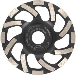BEIJIYI Professional diamond grinding wheel 125 mm x 22.2 mm for sanding screeds, asphalt, plaster, abrasive building materials BEIJIYI Professional diamond grinding wheel 125 mm x 22.2 mm for sanding screeds, asphalt, plaster, abrasive building materials