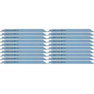 UFIXT Reciprocating Saw Blade Metal 230mm Length 18tpi Bi Metal Pack of 20 UFIXT Reciprocating Saw Blade Metal 230mm Length 18tpi Bi Metal Pack of 20