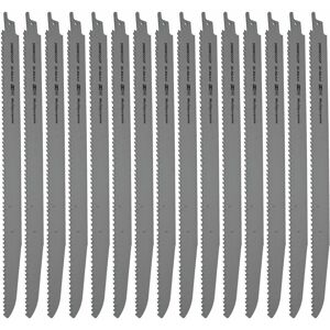 Ufixt - Reciprocating Saw Blade Multipurpose 300mm Length 5-8tpi - Bi Metal Pack of 15 Ufixt - Reciprocating Saw Blade Multipurpose 300mm Length 5-8tpi - Bi Metal Pack of 15