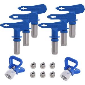 Odipie - Reversible Airless Spray Nozzle, 2X Nozzle Seat Guard, Airless Nozzle Accessories for High Pressure Paint Spray Gun (Type 211, 315, 417, Odipie - Reversible Airless Spray Nozzle, 2X Nozzle Seat Guard, Airless Nozzle Accessories for High Pressure Paint Spray Gun (Type 211, 315, 417,
