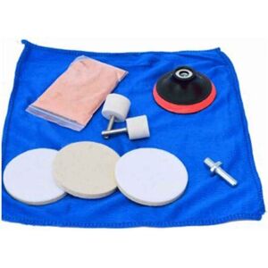 ROSE Glass Polishing Kit 9pcs/set Multifunctional Deep Scratch Remover Car Polishing Pad Cerium Oxide Polishing Powder Felt Polishing Wheel Set for pa ROSE Glass Polishing Kit 9pcs/set Multifunctional Deep Scratch Remover Car Polishing Pad Cerium Oxide Polishing Powder Felt Polishing Wheel Set for pa