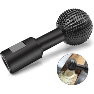 MEMKEY Rotating Spherical Burr Carbon Steel for Wood Carving Polishing Engraving Drilling Grinding Head for Angle Grinder 100/115/125 (10mm) MEMKEY Rotating Spherical Burr Carbon Steel for Wood Carving Polishing Engraving Drilling Grinding Head for Angle Grinder 100/115/125 (10mm)