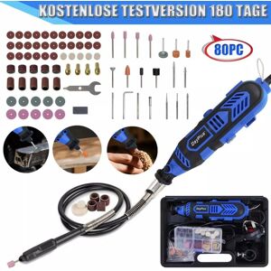 DAY PLUS Rotary drill grinder engraving multi tool 80PC dremel type acces+flexishaft+case DAY PLUS Rotary drill grinder engraving multi tool 80PC dremel type acces+flexishaft+case