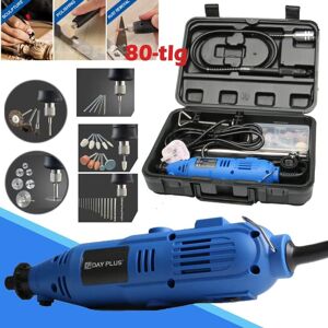 Day Plus - rotary multi tool dremel compatible accessories mini drill wood hobby 80PC 135W Day Plus - rotary multi tool dremel compatible accessories mini drill wood hobby 80PC 135W