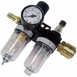 TEHTUY Ruolin 1/4" Air Pressure Regulator Filter, Water-Oil Separator, Air Pressure Regulator for Compressors and Air Tools TEHTUY Ruolin 1/4" Air Pressure Regulator Filter, Water-Oil Separator, Air Pressure Regulator for Compressors and Air Tools