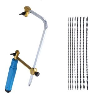 TEHTUY Scroll saw for cutting wood, plastic, rubber and soft metal, 1 saw + 8 saw blades TEHTUY Scroll saw for cutting wood, plastic, rubber and soft metal, 1 saw + 8 saw blades
