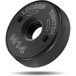 BEIJIYI SDS Clic M14 Quick Clamping Nut for All Angle Grinders from AEG, Black & Decker, Dewalt, Flex, Hitachi, Metabo, Makita, etc. (1 Clamping Nut), Black BEIJIYI SDS Clic M14 Quick Clamping Nut for All Angle Grinders from AEG, Black & Decker, Dewalt, Flex, Hitachi, Metabo, Makita, etc. (1 Clamping Nut), Black