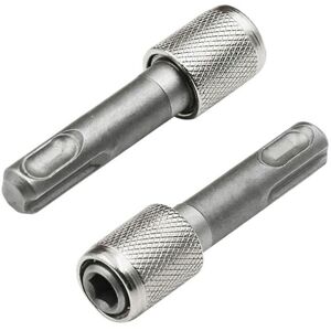 Gotrays - SDS-Plus Bit Holder Adapter 6.35mm (1/4'') 2 Pieces Hex Shank Drill Bit Converter Holder Adapters from Round Shank to Hex Shank for Hammer Gotrays - SDS-Plus Bit Holder Adapter 6.35mm (1/4'') 2 Pieces Hex Shank Drill Bit Converter Holder Adapters from Round Shank to Hex Shank for Hammer