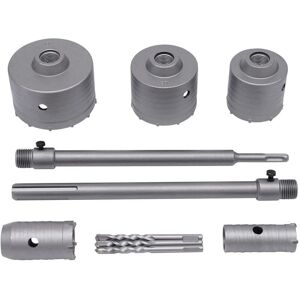 CNCEST SDS PLUS Hole Core Drill Bit Cutter Set Hole Saw Kit Concrete Drill Bit Can Drill Hole Drill SDS Adapter For Concrete Cement Brick Wall CNCEST SDS PLUS Hole Core Drill Bit Cutter Set Hole Saw Kit Concrete Drill Bit Can Drill Hole Drill SDS Adapter For Concrete Cement Brick Wall