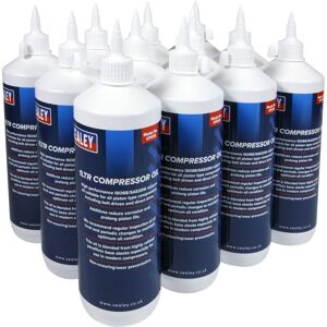 Sealey CPO/1 Compressor Oil 1ltr Pack of 12 Sealey CPO/1 Compressor Oil 1ltr Pack of 12