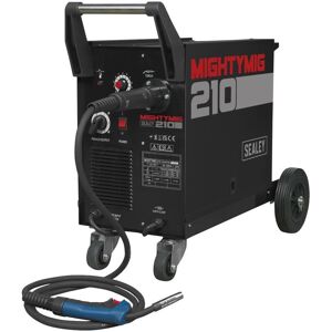 Sealey - Professional Gas/No-Gas mig Welder 210A with Euro Torch MIGHTYMIG210 Sealey - Professional Gas/No-Gas mig Welder 210A with Euro Torch MIGHTYMIG210