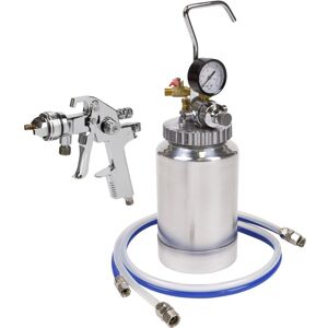 Sealey - HVLP-79/P hvlp Pressure Pot System with Spray Gun & Hoses 1.7mm Set-Up Sealey - HVLP-79/P hvlp Pressure Pot System with Spray Gun & Hoses 1.7mm Set-Up
