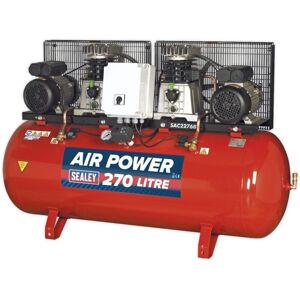 Sealey SAC2276B Compressor 270L Belt Drive 2 x 3Hp - Air Compressor Sealey SAC2276B Compressor 270L Belt Drive 2 x 3Hp - Air Compressor