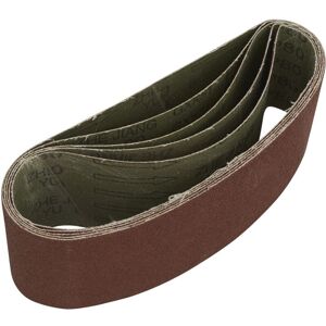 Sealey - SB80457 76 x 457mm Sanding Belt 80Grit - Pack of 5 Sealey - SB80457 76 x 457mm Sanding Belt 80Grit - Pack of 5