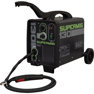 Sealey - SUPERMIG130 Mini Portable Gas/Gasless mig Welder 130A 230V Sealey - SUPERMIG130 Mini Portable Gas/Gasless mig Welder 130A 230V