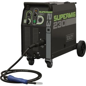 Sealey - SUPERMIG230 Professional Gas/Gasless mig Welder with Binzel Euro Torch 230A 230V Sealey - SUPERMIG230 Professional Gas/Gasless mig Welder with Binzel Euro Torch 230A 230V