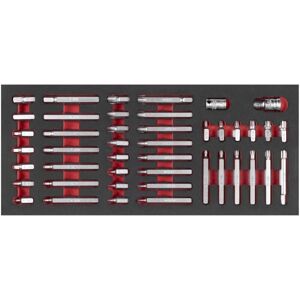 TBT60 TRX-Star, Hex & Spline Bit Set with Tool Tray 44pc - Sealey TBT60 TRX-Star, Hex & Spline Bit Set with Tool Tray 44pc - Sealey