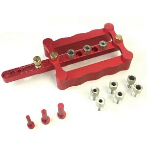 Self Centering Jig Woodworking Dowel Drill Guide Carpentry Drilling Hole Locator Mortise and Tenon Jig with Scale Hardware Accessories Self Centering Jig Woodworking Dowel Drill Guide Carpentry Drilling Hole Locator Mortise and Tenon Jig with Scale Hardware Accessories