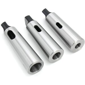 ODIPIE Set of 3 Morse taper drill bushing reduction adapters for milling lathes (MT1 to MT2, MT3 to MT2, MT3 to MT4) ODIPIE Set of 3 Morse taper drill bushing reduction adapters for milling lathes (MT1 to MT2, MT3 to MT2, MT3 to MT4)