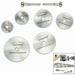 SNQ Set of 8 Mini Diamond Cutting Discs, HSS Circular Saw Blades for Wood SNQ Set of 8 Mini Diamond Cutting Discs, HSS Circular Saw Blades for Wood