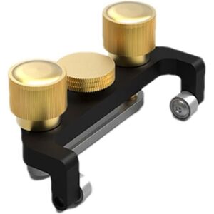 MCBOSON Sharpening guide tool, adjustable aluminum alloy, sharpening support for wood chisels, planer, and hand plane, aluminum alloy MCBOSON Sharpening guide tool, adjustable aluminum alloy, sharpening support for wood chisels, planer, and hand plane, aluminum alloy