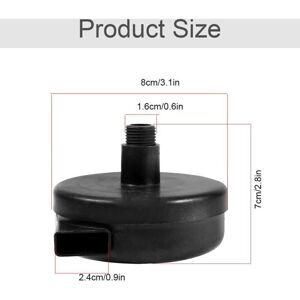 TORMATOR Silent Compressed Air Filter - 4 Pcs Air Compressor Silent Filter, 3/8" 16mm Male Thread Metal Shell Air Compressor Silent Filter for Air Compressor TORMATOR Silent Compressed Air Filter - 4 Pcs Air Compressor Silent Filter, 3/8" 16mm Male Thread Metal Shell Air Compressor Silent Filter for Air Compressor