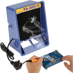 CNCEST Solder Fume Extractor Fan, Bench Top Solder Smoke Absorber Remover Smoke Prevention Absorber Portable diy Working Fan Soldering Station with Sponge CNCEST Solder Fume Extractor Fan, Bench Top Solder Smoke Absorber Remover Smoke Prevention Absorber Portable diy Working Fan Soldering Station with Sponge