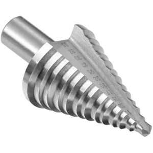Sollbry - Drill Bit Step Drill hss Step Drill Bit Double Slot Conical Countersink 5-35mm 13 Steps Round Shank Step Drill Cut Holes Tool For Sollbry - Drill Bit Step Drill hss Step Drill Bit Double Slot Conical Countersink 5-35mm 13 Steps Round Shank Step Drill Cut Holes Tool For