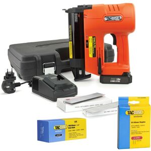 Tacwise - 1506 Ranger el-pro 18v Cordless Staple Nail Gun with Brad Nails Staples Tacwise - 1506 Ranger el-pro 18v Cordless Staple Nail Gun with Brad Nails Staples