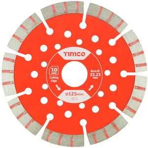 ADDAX Timco Trade Diamond Blade Segmented - 125 x 22.2 ADDAX Timco Trade Diamond Blade Segmented - 125 x 22.2