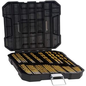 Tlily - Titanium Metal Drill Bit Set for Steel, Wood, Plastic, Copper, Aluminum with Storage Case, 1/16inch-3/8inch, 99 Pcs Tlily - Titanium Metal Drill Bit Set for Steel, Wood, Plastic, Copper, Aluminum with Storage Case, 1/16inch-3/8inch, 99 Pcs