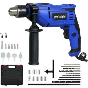 Traderight Electric Hammer Drill 13mm Chuck Powerful Variable Speed Corded DIY Traderight Electric Hammer Drill 13mm Chuck Powerful Variable Speed Corded DIY