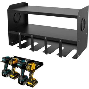 Sealey - Universal Dewalt Makita Bosch Drill Impact Driver Wall Charging Rack Storage Sealey - Universal Dewalt Makita Bosch Drill Impact Driver Wall Charging Rack Storage