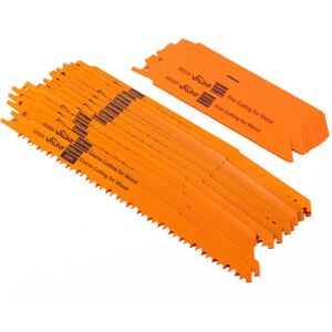 Vaunt - Reciprocating Saw Assorted Blades Wood & Metal Pack of 25 S1531L + S922VF Vaunt - Reciprocating Saw Assorted Blades Wood & Metal Pack of 25 S1531L + S922VF