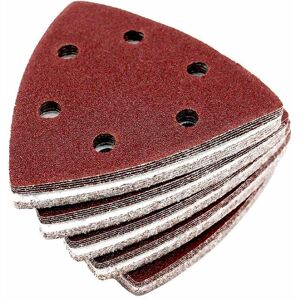 GOTRAYS Velcro Sanding Discs Delta Sanding Triangles 25 Pieces 6 Holes 90 x 90 x 90 mm Grit 40 for Delta Sanders Sanding Sheets Triangular Sanding Pads GOTRAYS Velcro Sanding Discs Delta Sanding Triangles 25 Pieces 6 Holes 90 x 90 x 90 mm Grit 40 for Delta Sanders Sanding Sheets Triangular Sanding Pads