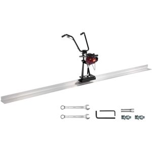 VEVOR Concrete Power Screed, 4 ft Aluminum Board Straight Edge Bar Set, 4 Stroke Cement Finishing Vibrating Motor with Height Adjustable Handles, VEVOR Concrete Power Screed, 4 ft Aluminum Board Straight Edge Bar Set, 4 Stroke Cement Finishing Vibrating Motor with Height Adjustable Handles,
