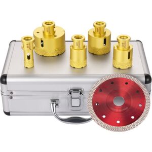 Diamond Drill Bits Hole Saw Set 4/5'-2-3/5' 5pcs Ceramic Porcelain Marble - Vevor Diamond Drill Bits Hole Saw Set 4/5'-2-3/5' 5pcs Ceramic Porcelain Marble - Vevor