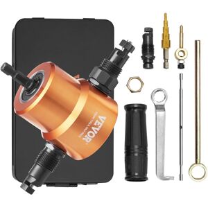 VEVOR Double Head Sheet Nibbler Metal Cutter Power Drill Attachment Cutting Tool VEVOR Double Head Sheet Nibbler Metal Cutter Power Drill Attachment Cutting Tool