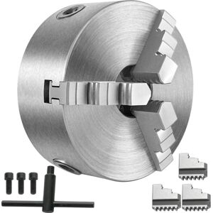 VEVOR Metal Lathe Chuck 3 Jaw Self-Centering 5 inch Milling Turning CNC Machines VEVOR Metal Lathe Chuck 3 Jaw Self-Centering 5 inch Milling Turning CNC Machines